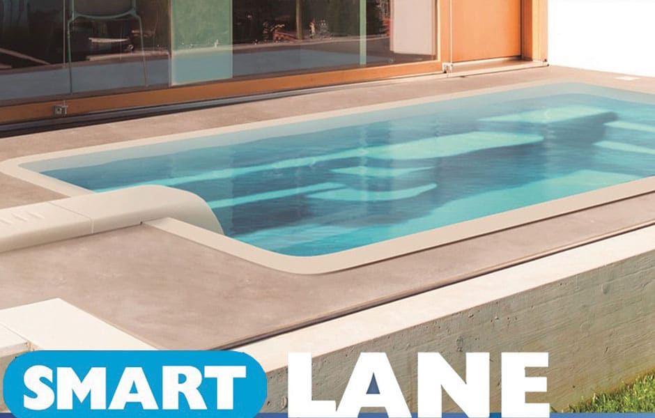 Nouvelle piscine coque polyester SMART LANE