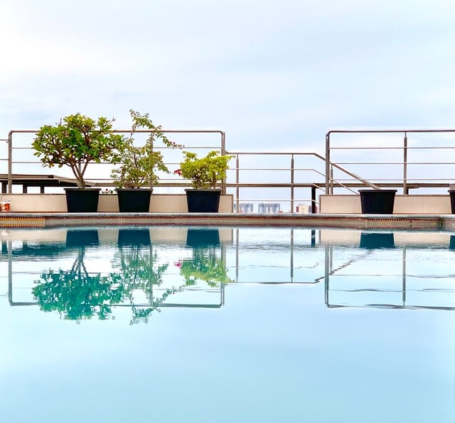 barrière de sécurité d’une piscine